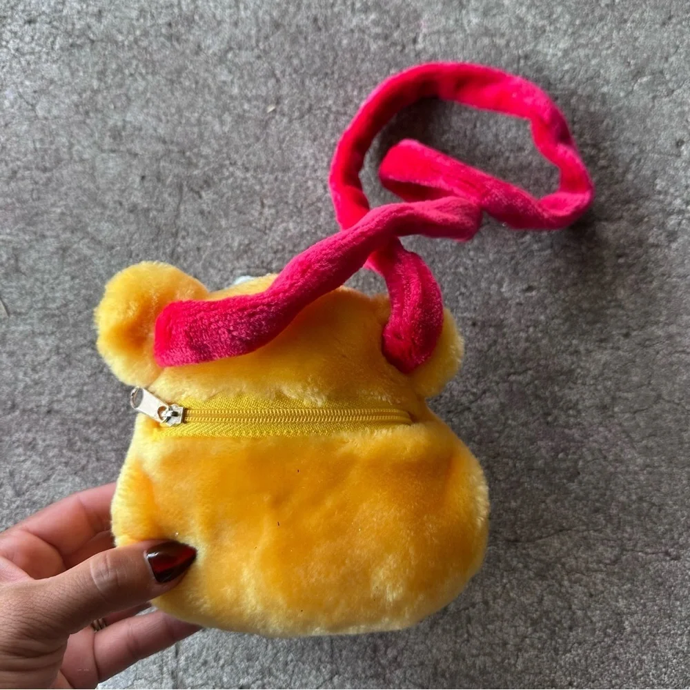 VTG Disney Winnie The Pooh Plush Head Purse